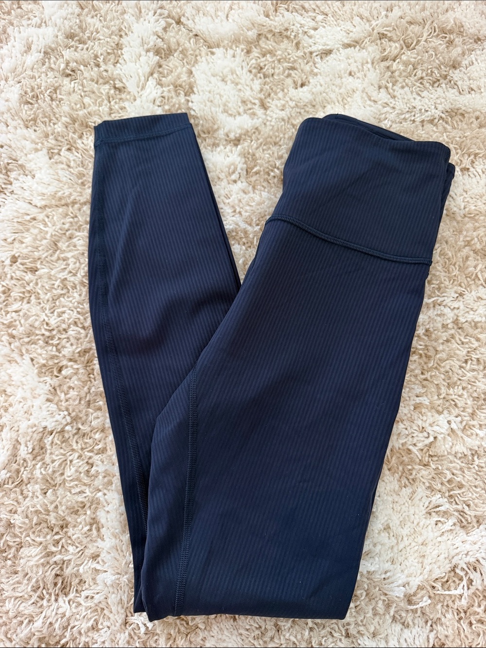 Lululemon Navy Ribbed Leggings